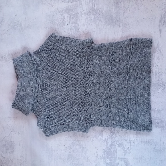 ChiaraMente Made In Italy Alpaca Wool Turtleneck Sweater/Vest - Picture 1 of 4